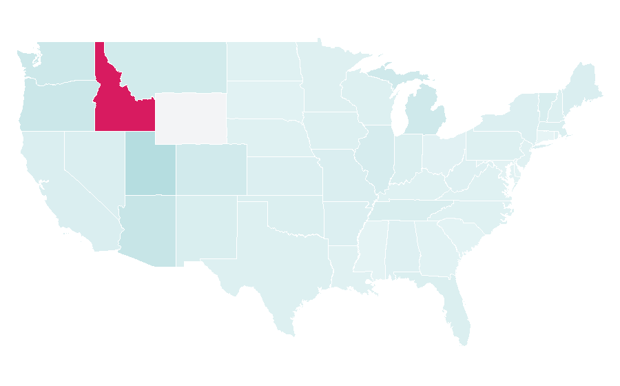 Affinity by region — Stardust (novel), United States