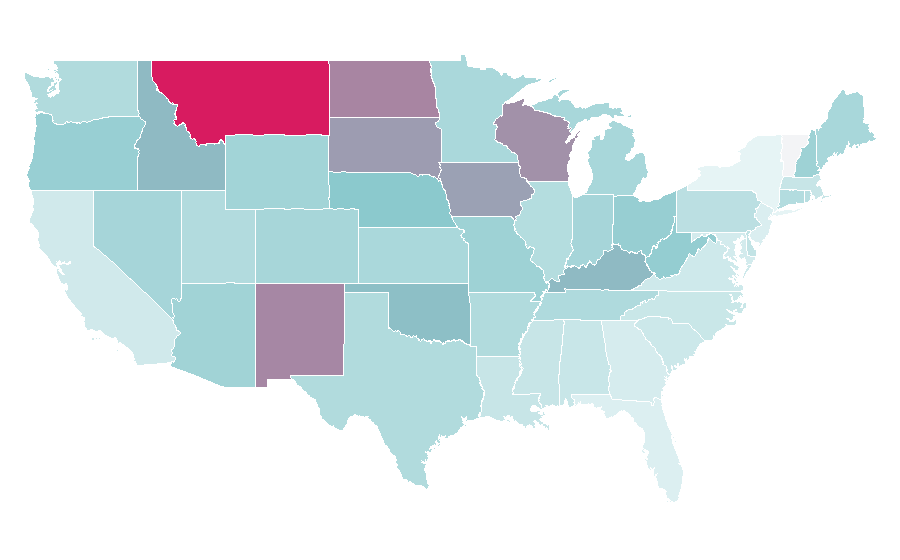 Affinity by region — Static-X, United States