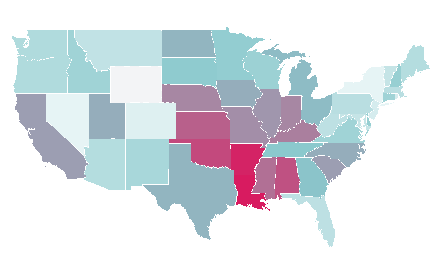 Affinity by region — Station wagon, United States