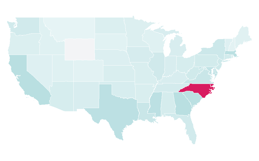 Affinity by region — Statistics, United States