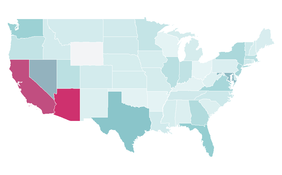 Affinity by region — Staycation, United States