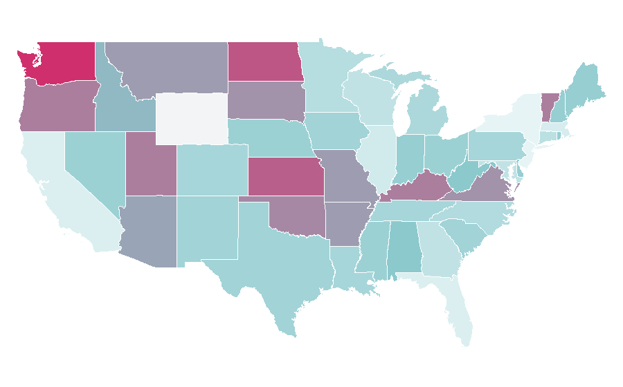 Affinity by region — Stealth game, United States