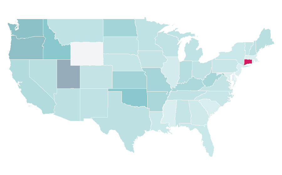 Affinity by region — Steaming, United States