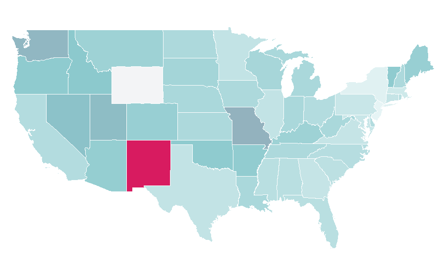Affinity by region — Steampunk fashion, United States