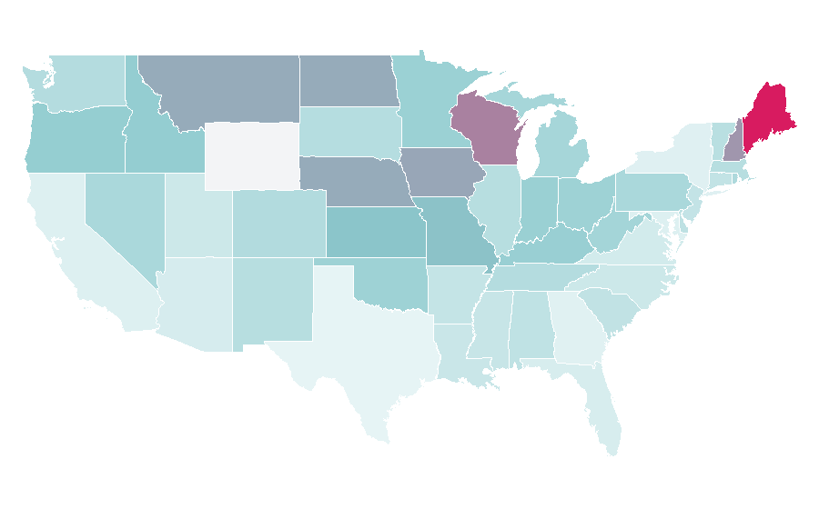 Affinity by region — Steel Panther, United States
