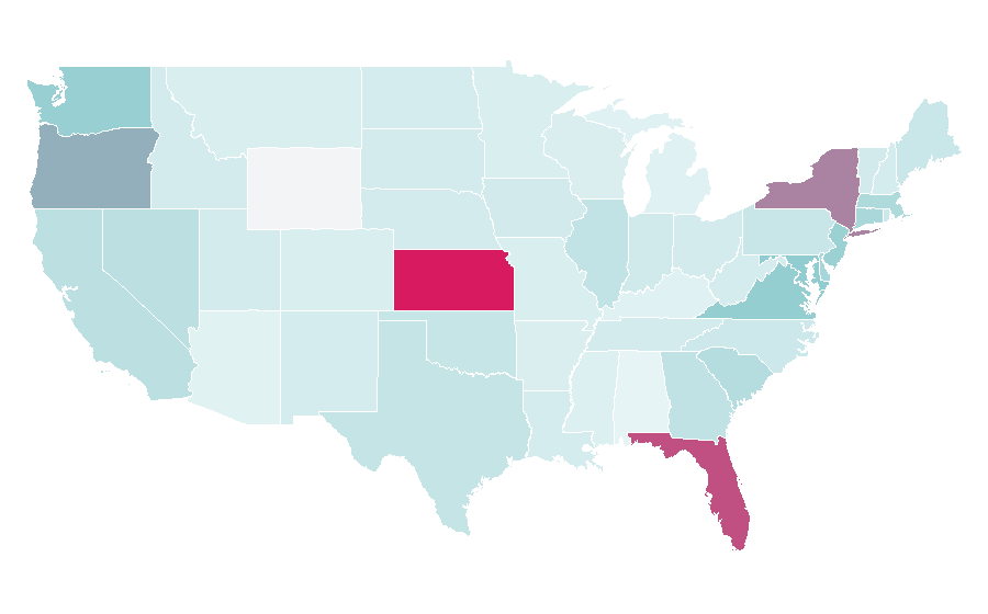 Affinity by region — Steelpan, United States