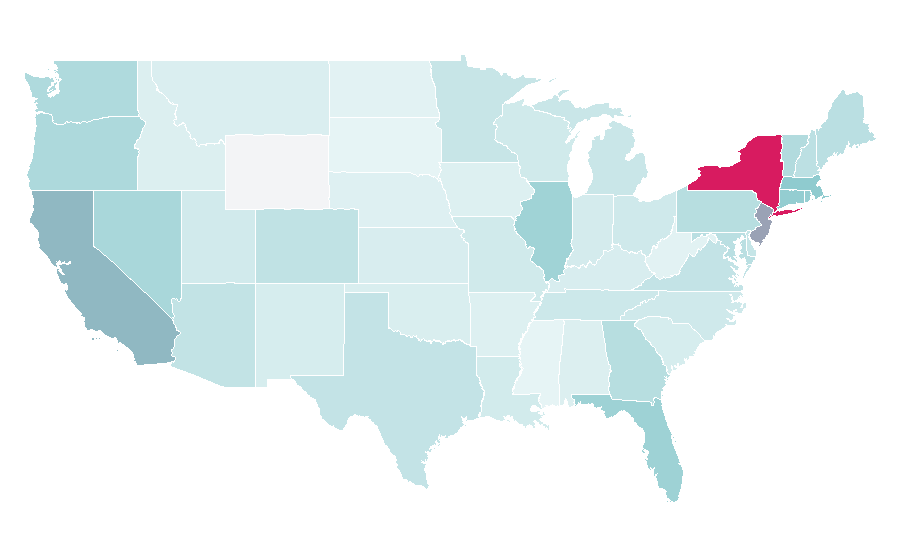 Affinity by region — Stella McCartney, United States
