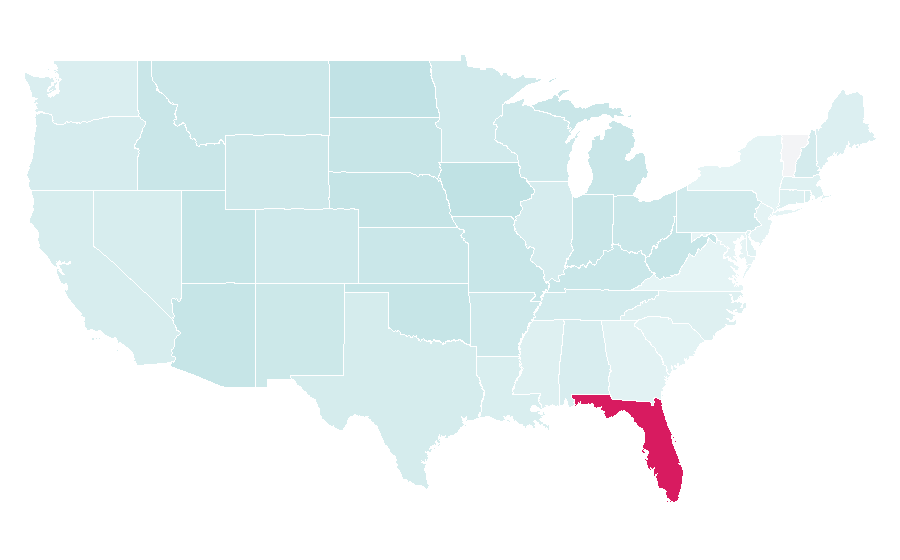 Affinity by region — Step Brothers (film), United States