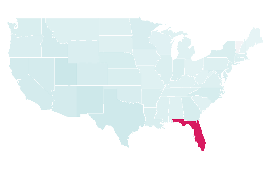 Affinity by region — Step Up (film), United States