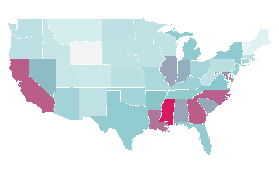 Affinity by region — Stephen Curry, United States