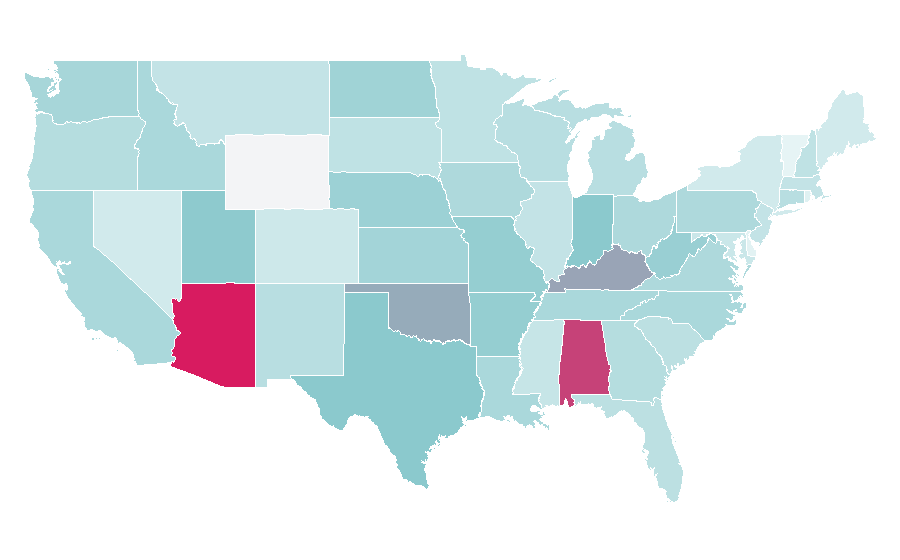 Affinity by region — Stephen Hawking, United States