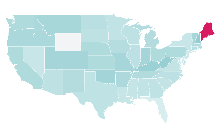 Affinity by region — Stephen King Books, United States