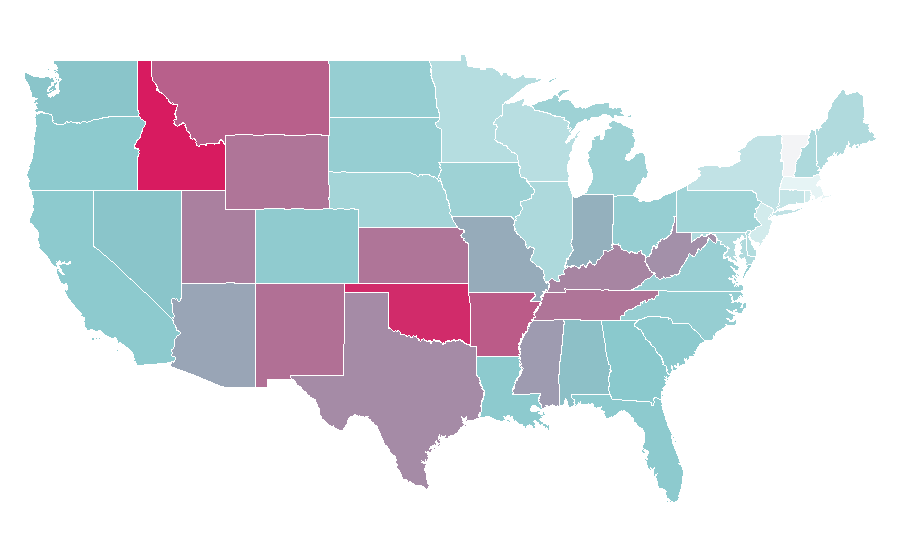 Affinity by region — Stephen Lang, United States