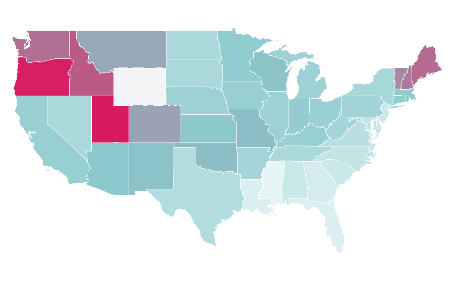 Affinity by region — Stephen Merchant, United States