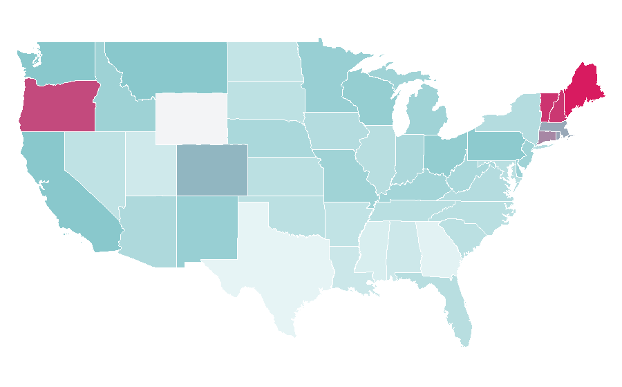 Affinity by region — Stephen Stills, United States