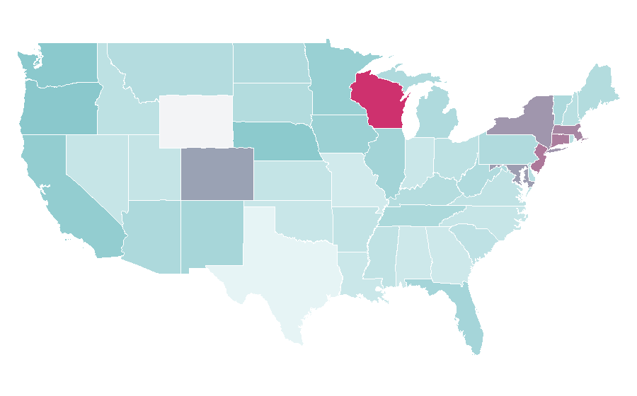 Affinity by region — Stereophile, United States