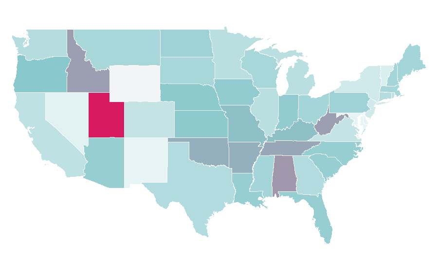 Affinity by region — Steve Irwin, United States