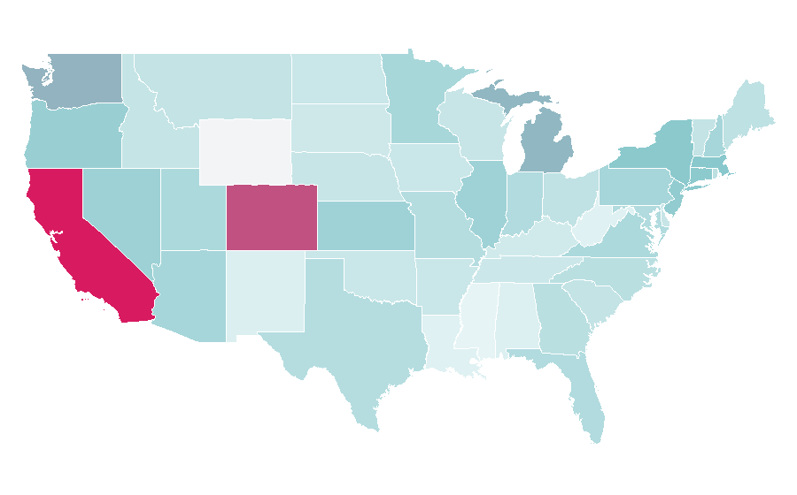 Affinity by region — Steve Wozniak, United States