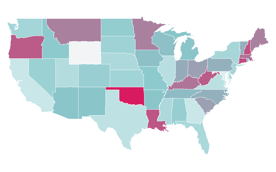 Affinity by region — stevie nicks, United States