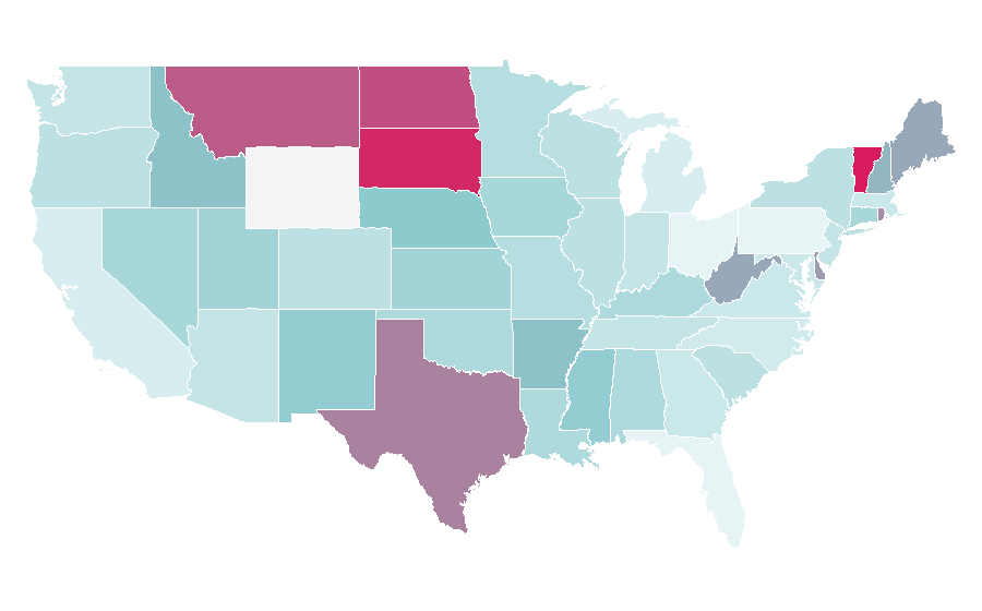 Affinity by region — Stock trader, United States