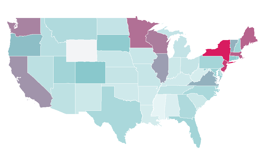 Affinity by region — Stockholm, United States