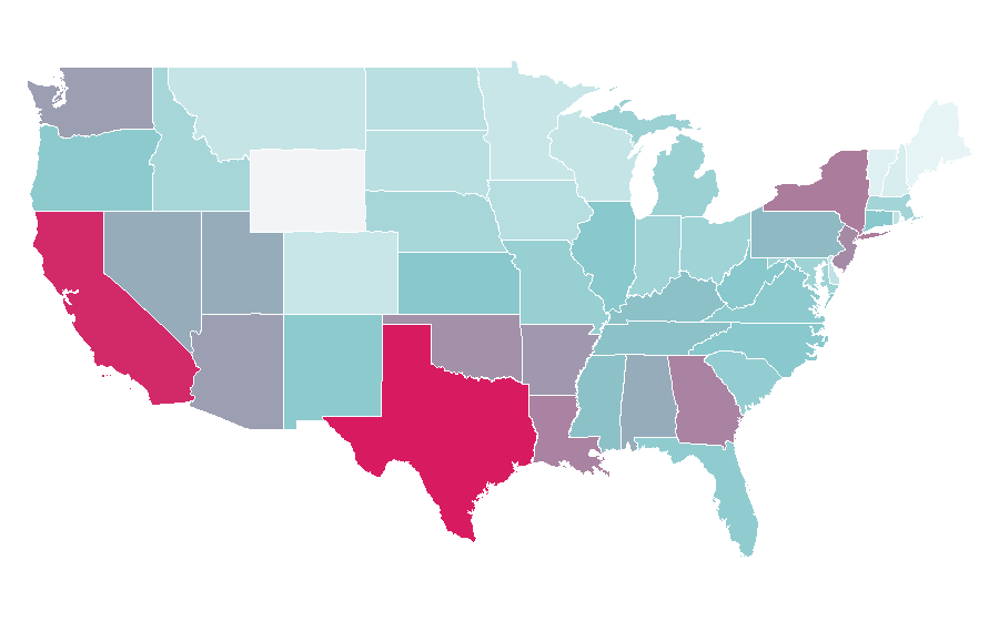 Affinity by region — Stocking, United States