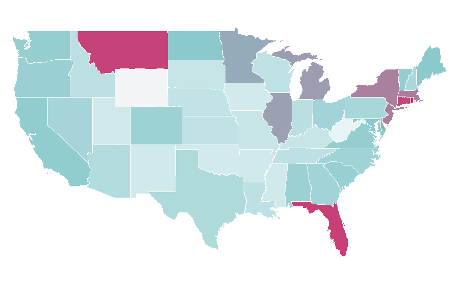 Affinity by region — StockTwits, United States