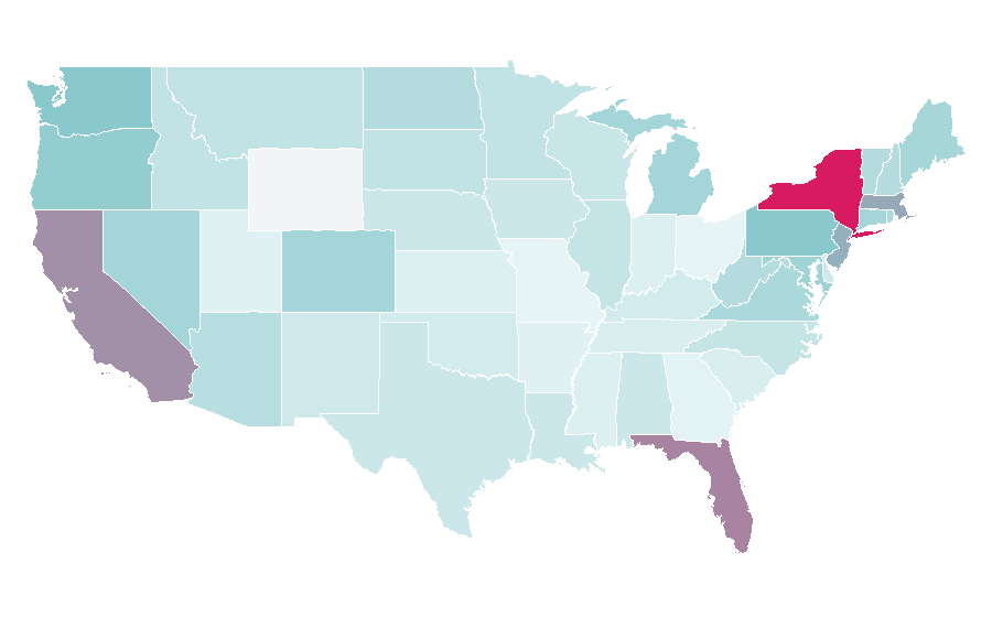 Affinity by region — Stolichnaya, United States