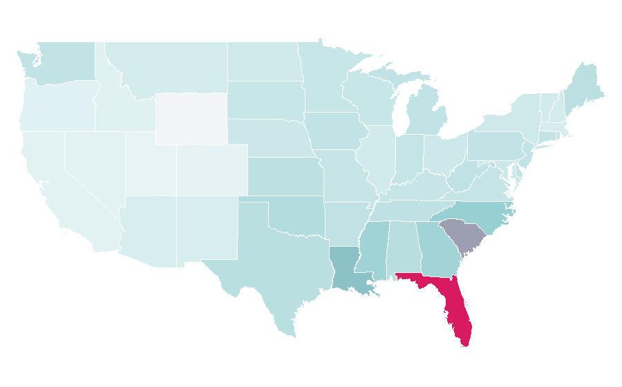 Affinity by region — Storm, United States