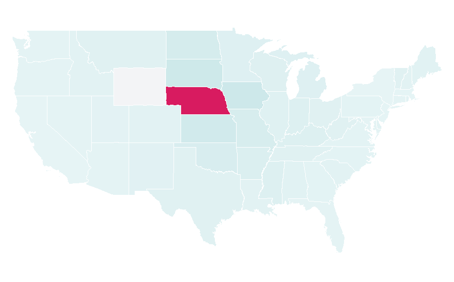 Affinity by region — Storm chasing, United States