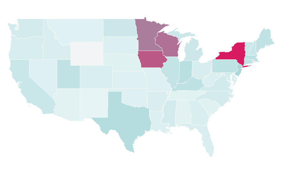 Affinity by region — Stout, United States