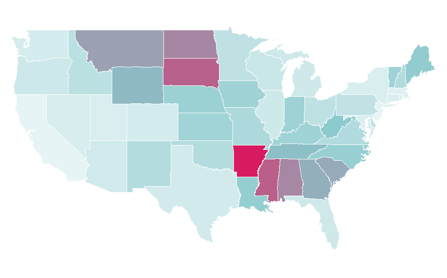 Affinity by region — Straight Talk, United States