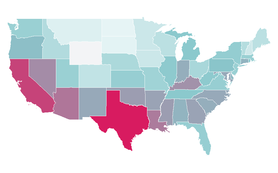 Affinity by region — Strawberry Shortcake, United States