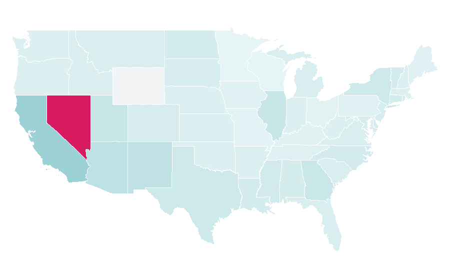 Affinity by region — Streetwear Shop, United States