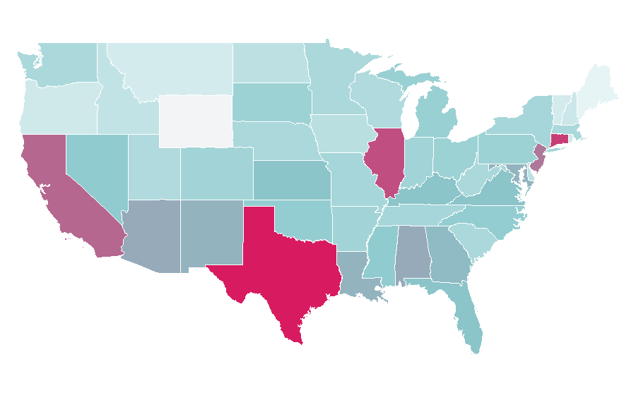Affinity by region — Stress Relief, United States