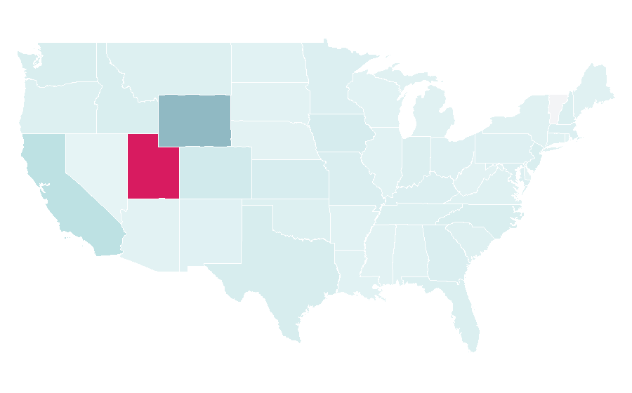 Affinity by region — Structural engineering, United States