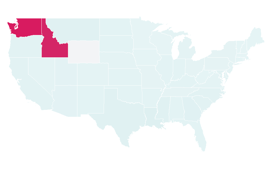 Affinität nach Region — Structure, USA