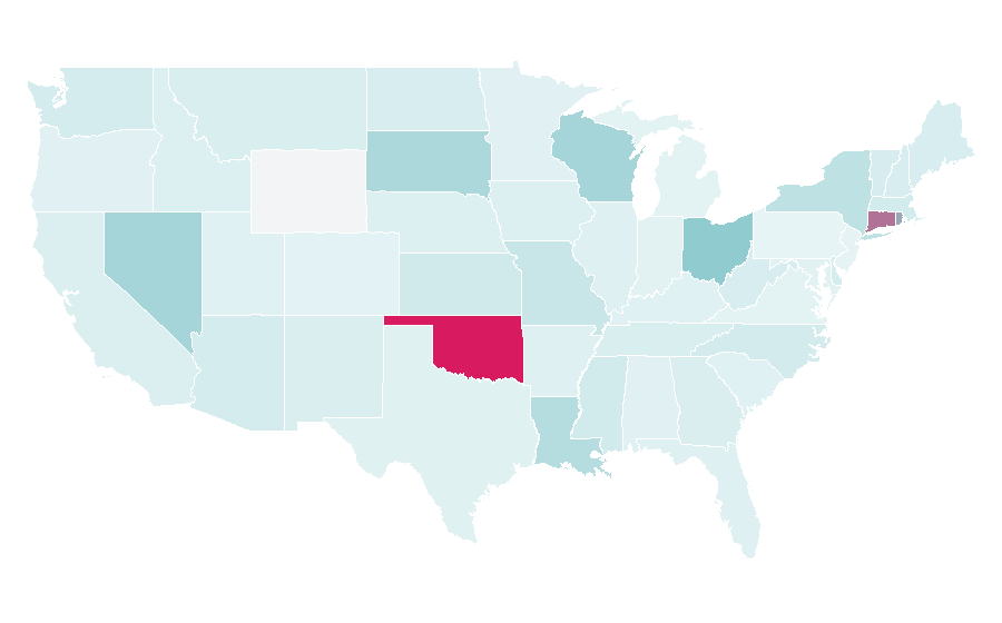 Affinity by region — Students' union, United States