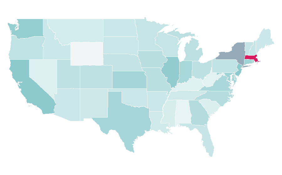 Affinity by region — StudentUniverse, United States