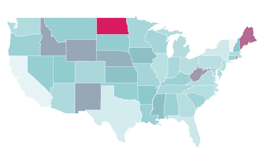 Affinity by region — Study in Europe, United States