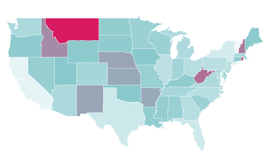 Affinity by region — Style at Home, United States