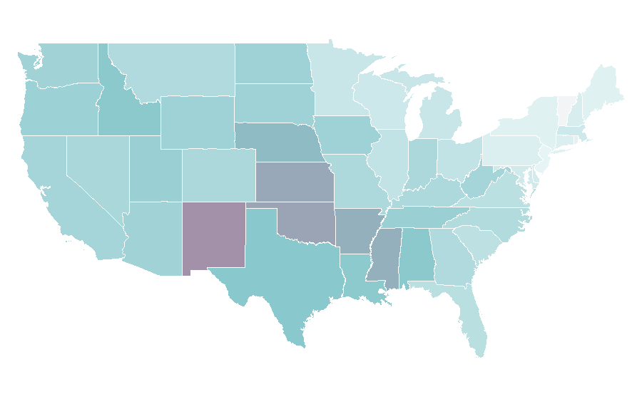 Affinity by region — Subwoofer, United States