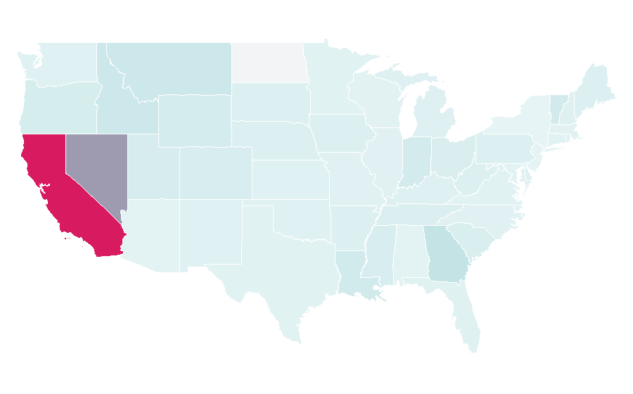 Affinity by region — Sugar Bowl Ski Resort, United States
