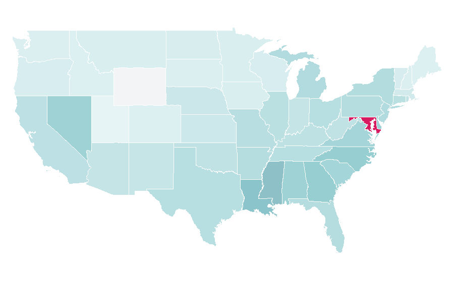 Affinity by region — Sugar Ray Leonard, United States