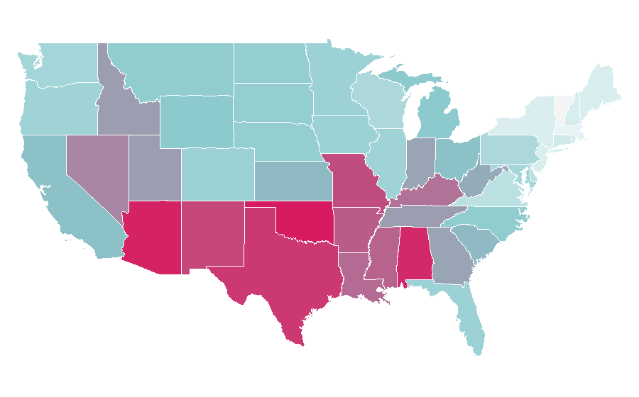 Affinity by region — Suicide Squad, United States
