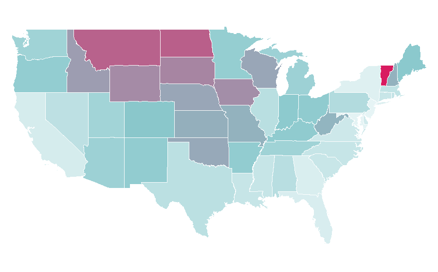 Affinity by region — Super Troopers, United States
