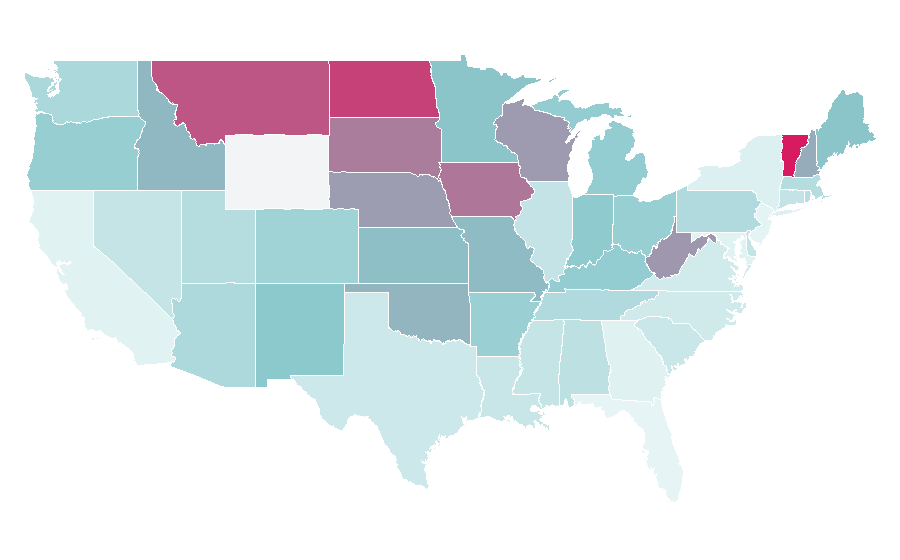 Affinity by region — Super Troopers 2, United States