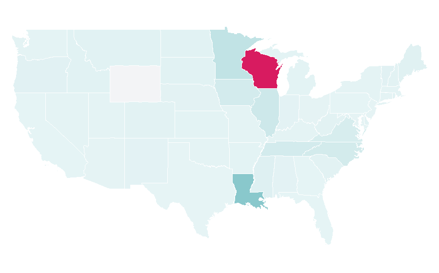 Affinity by region — Supper club, United States