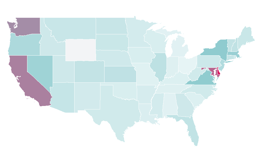 Affinity by region — Surabaya, United States