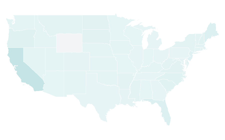 Affinity by region — Surfline, United States